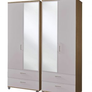 Sorento 4 Door 4 Drawer Mirrored Wardrobe