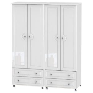 Liberty 4 Door 4 Drawer Wardrobe