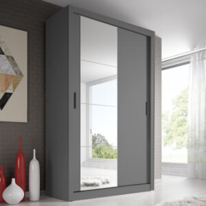 Maine Grey Wardrobe 120cm